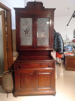 Romagna Showcase in Walnut Stained Fir, 1920s / 30s-ZFY-1193903