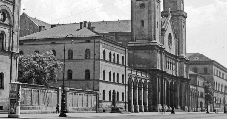 Roman Catholic St. Ludwig's Church at Munich, Germany, 1937-DYV-988720