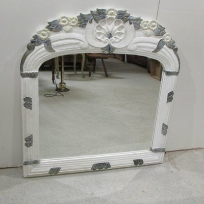 Romantic Mirror in Wood, 1980s-RDN-1723048