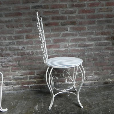 Romantic Style Bedroom Table & Chairs, 1960s, Set of 3-TL-738850