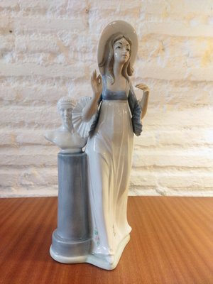 Romantic Style Porcelain Figure by Piezzas, 1960s-QY-1818428