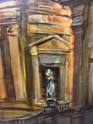 Rome - Saint Peters Church - Oil on Canvas-YUW-912370