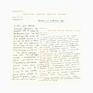 Romolo Valli, Letter by Romolo Valli To Countess Pecci Blunt, 1966-ZCI-865874