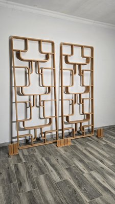 Room Dividers by Ludvik Volak for Drevopodnik Holesov, 1950s, Set of 2-QJA-2021409