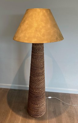 Rope Floor Lamp in the style of Audoux Minet, 1950s-BA-1622476