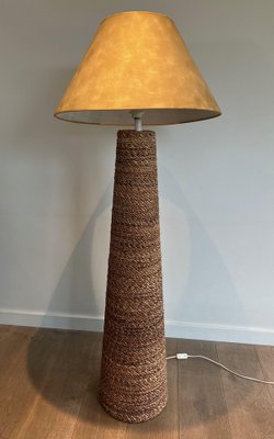 Rope Floor Lamp in the style of Audoux Minet, 1950s-BA-1622476