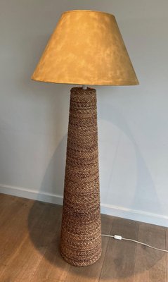 Rope Floor Lamp in the style of Audoux Minet, 1950s-BA-1622476