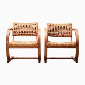 Rope Lounge Chairs by Bas Van Pelt for My Home, 1940s, Set of 2-BPT-2031369