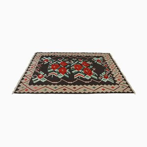 Rosas Kelim Rug in Wool-FYZ-1322509