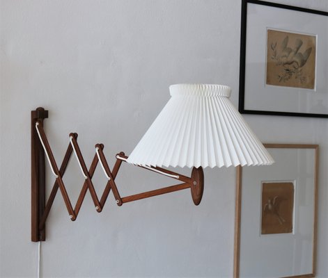 Rosewood 332 Scissor Wall Light by Hansen, Erik for Le Klint, 1960s-WRF-569806