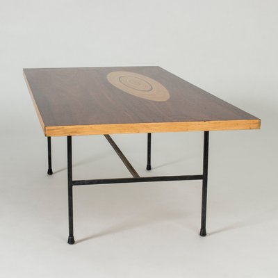 Rosewood and Inlaid Wood Coffee Table by Tapio Wirkkala for Asko-NL-749286