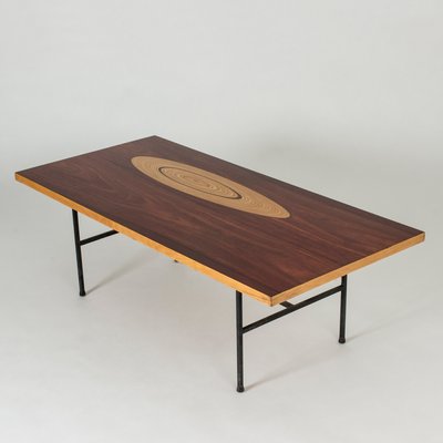 Rosewood and Inlaid Wood Coffee Table by Tapio Wirkkala for Asko-NL-749286