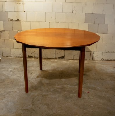 Rosewood and Walnut Dining Table, 1960s-VCV-552819