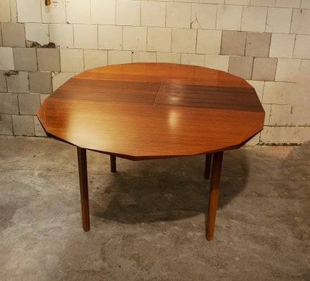 Rosewood and Walnut Dining Table, 1960s-VCV-552819