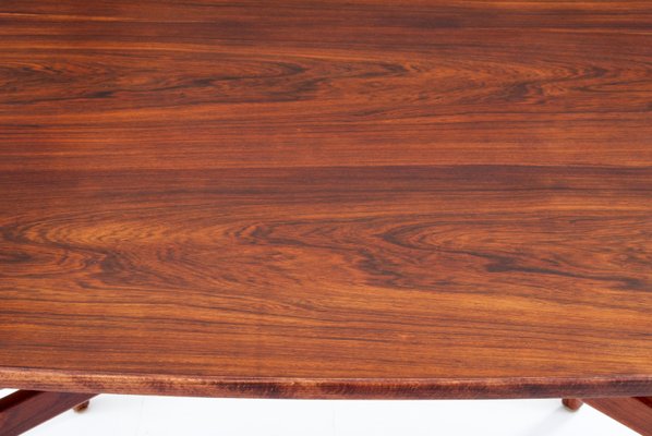 Rosewood & Beech Dining Table, 1960s-HZO-596221