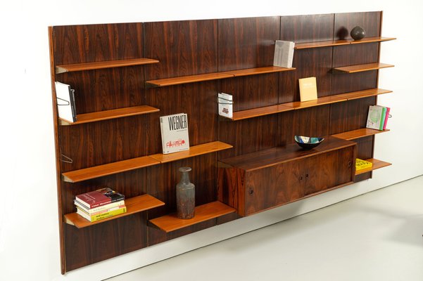 Rosewood BO71 Wall Shelf by Finn Juhl for Bovirke, 1960s-AO-978693