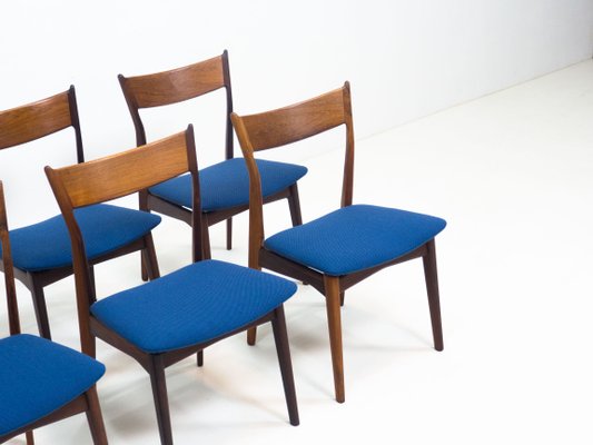 Rosewood by Dining Chairs H.P. Hansen Møbelindustri, Denmark, Set of 8-YS-1015559