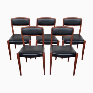 Rosewood Chairs from NF, 1970s, Set of 5-GSF-1066584