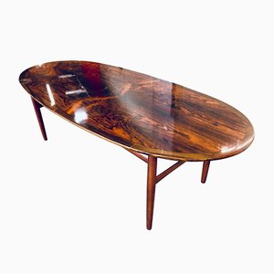 Rosewood Coffee Table by Brode Blindheim, 1960s-WSA-831296