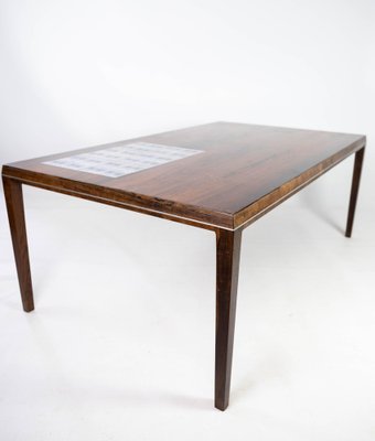 Rosewood Coffee Table by Johannes Andersen for CFC Silkeborg, 1960s-UY-980686