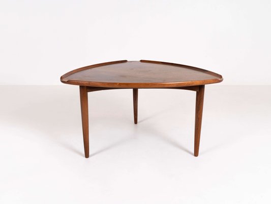 Rosewood Coffee Table by Poul Jensen for Silkeborg, Denmark, 1950s-UQV-1150853