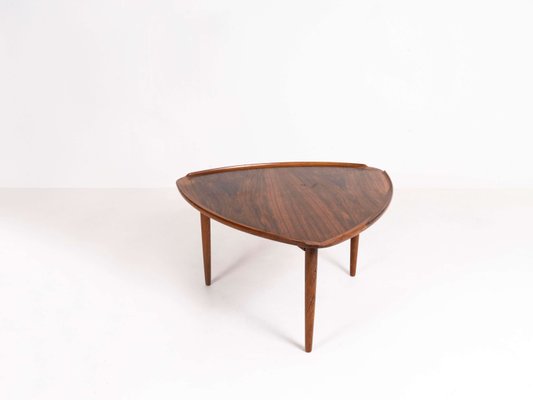 Rosewood Coffee Table by Poul Jensen for Silkeborg, Denmark, 1950s-UQV-1150853