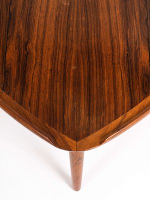 Rosewood Coffee Table by Poul Jensen for Silkeborg, Denmark, 1950s-UQV-1150853