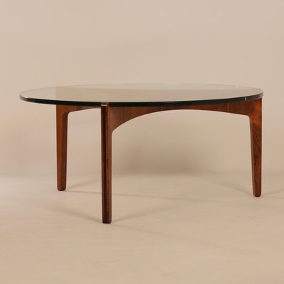 Rosewood Coffee Table by Sven Ellekaer for Christian Linneberg Mobelfabrik, 1960s-ZT-604286