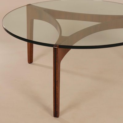 Rosewood Coffee Table by Sven Ellekaer for Christian Linneberg Mobelfabrik, 1960s-ZT-604286