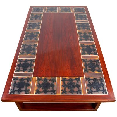 Rosewood Dabish Coffee Table from Trioh, 1970s-GIW-1395864