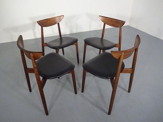 Rosewood Dining Chairs by Harry Østergaard for Randers Møbelfabrik, 1960s, Set of 4-RDW-604167