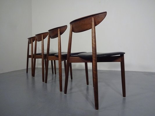 Rosewood Dining Chairs by Harry Østergaard for Randers Møbelfabrik, 1960s, Set of 4-RDW-604167