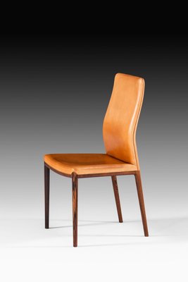 Rosewood Dining Chairs by Helge Vestergaard-Jensen for P. Jensen & Co., 1960s, Set of 8-SC-765675