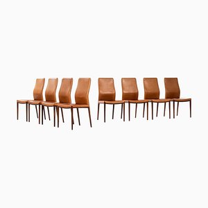 Rosewood Dining Chairs by Helge Vestergaard-Jensen for P. Jensen & Co., 1960s, Set of 8-SC-765675