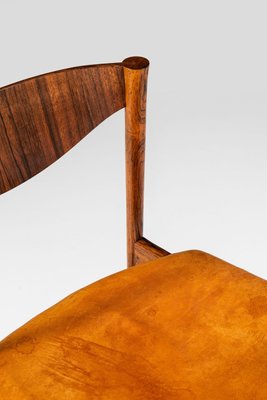 Rosewood Dining Chairs by Ib Kofod-Larsen for Seffle Möbelfabrik, 1960s, Set of 6-SC-799523