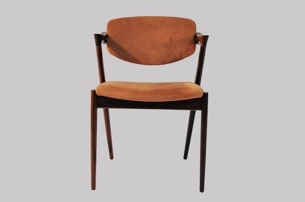 Rosewood Dining Chairs by Kai Kristiansen for Andersen Møbelfabrik, 1960s, Set of 6-VVO-1974042