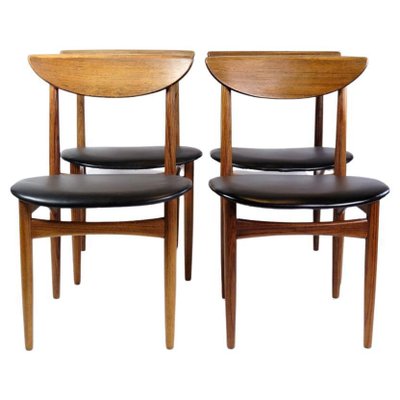 Rosewood Dining Chairs by Kurt Østervig for k.p Møbler, 1960s, Set of 4-UY-1271334