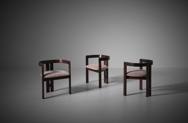 Rosewood Dining Chairs, Italy, 1960s, Set of 6-CO-1230694