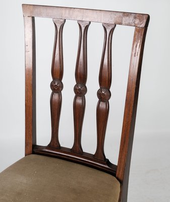 Rosewood Dining Room Chairs, 1920s, Set of 4-UY-999232