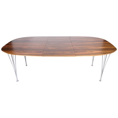 Rosewood Dining Table attributed to Piet Hein & Bruno Mathsson for Fritz Hansen, 1960s-UY-1425728