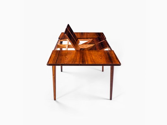 Rosewood Dining Table by Arne Hovmand-Olsen for Mogens Kold, 1960s-XZZ-783002