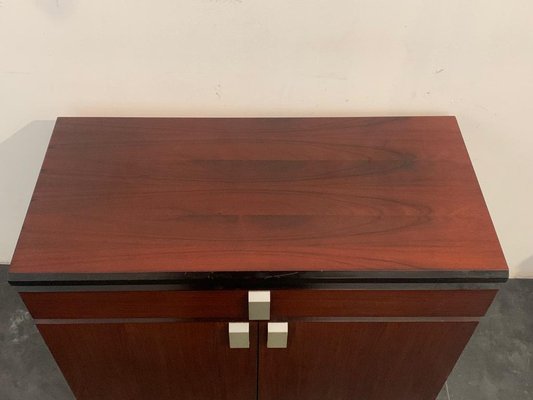 Rosewood Ebonized Sideboard, 1970s, Set of 2-IJR-1153367