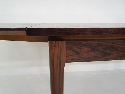 Rosewood Extendable Dining Table, 1960s-ZO-907198