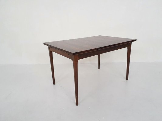 Rosewood Extendable Dining Table, 1960s-ZO-907198