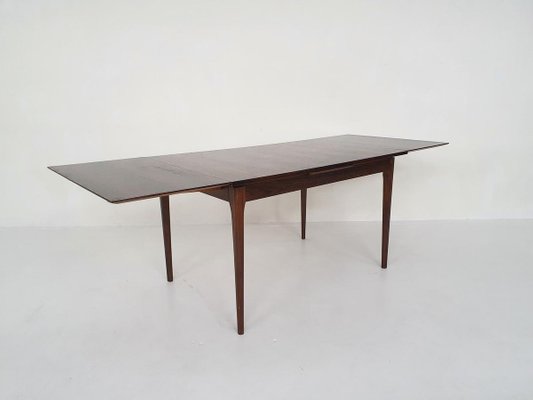 Rosewood Extendable Dining Table, 1960s-ZO-907198