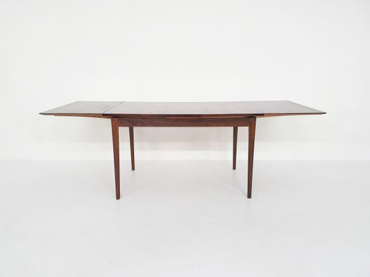 Rosewood Extendable Dining Table, 1960s-ZO-907198