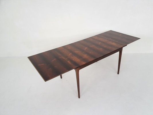 Rosewood Extendable Dining Table, 1960s-ZO-907198