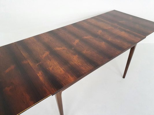 Rosewood Extendable Dining Table, 1960s-ZO-907198