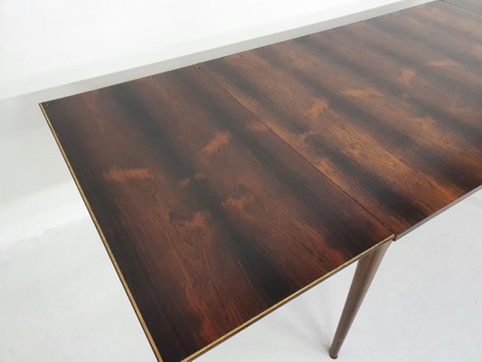 Rosewood Extendable Dining Table, 1960s-ZO-907198