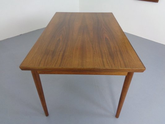 Rosewood Extendable Dining Table, Denmark, 1960s-RDW-1110096